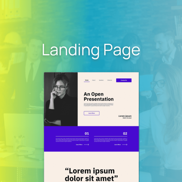 Landing page